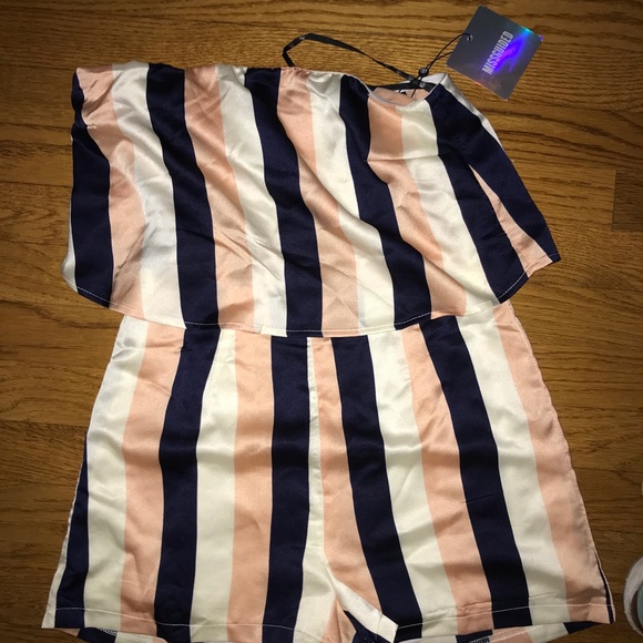 Missguided Other - Misguided Striped Romper